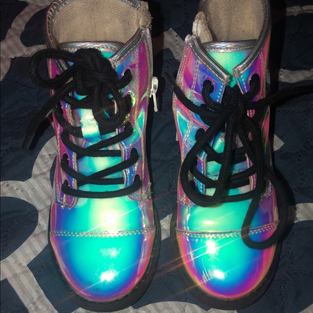Metallic boots